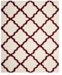 Safavieh Dallas Ivory and Red 8' x 10' Area Rug